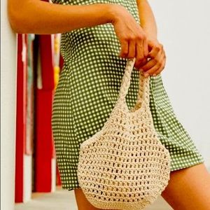 UO Ariel Mini Woven Handbag
